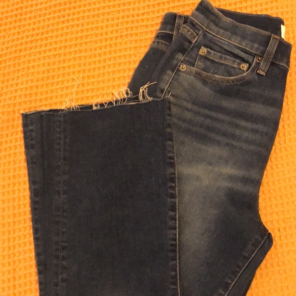 NWT Pistola Lennon High Rise Raw Hem Crop Bootcut Jeans - Picture 10 of 12